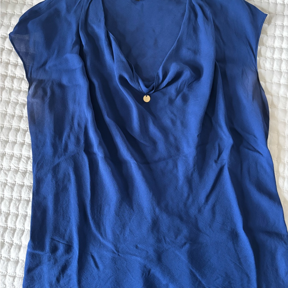 Escada Royal Blue Blouse